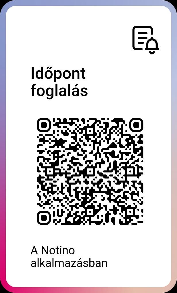 Pedy World időpontfoglalási QR-kód a Notino alkalmazáshoz